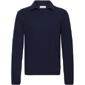Casual Friday Longsleeve "Strickpullover CFKarl", Herren, Gr. M, blau (navy blazer), Obermaterial: 80% Wolle mw. 20% Polyamid PA., Pullover Longsleeve