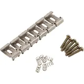 Fender Road Worn Strat Bridge Section Kit Chrom
