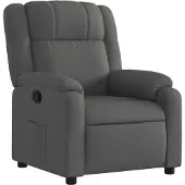 vidaXL Relaxsessel, Stoff, Dunkelgrau