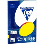 Clairefontaine Farbiges Papier A4 160g Sonne 50 Blatt