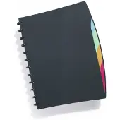 Durable Ringmappe DuralookStyle, für DIN A4, 20 Sichthüllen, schwarz