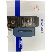 Maxcom Comfort MM828 4G, Klapphandy, Dual-SIM, 6,1 cm (2.4"), 0,08 MP, 1000 mAh, Blau