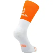 Sporcks Get Shit Done Socken Orange Weiß, Größe S