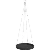 Ecopot's Blumentopfuntersetzer "HANGING SAUCER Dark Grey", BxTxH: 36x36x3 cm
