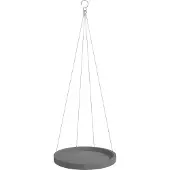 Ecopot's Blumentopfuntersetzer "HANGING SAUCER Grey", BxTxH: 36x36x3 cm