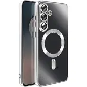 Avizar MagSafe Hülle Galaxy S25 FE weich chrom