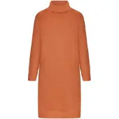 Cartoon Strickkleid "Damen mit Turtle Neck" Ohne Tasche