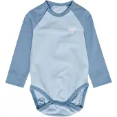 Hummel Body l/ä - HmlMini - Verwaschener Denim - - 1 Jahr (80) - Body L/Ä