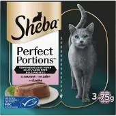 Sheba Perfect Portions Pastete mit Lachs Katzen-Nassfutter