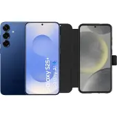 Samsung Galaxy S25 Plus 256GB Dunkelblau 5G + BlueBuilt Book Case Schwarz