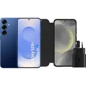 Samsung Galaxy S25 Plus 256GB Dunkelblau 5G + Zubehörset