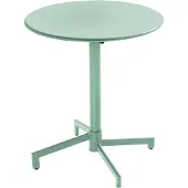 Oviala Runder Bistro-Gartentisch mit salbeigrüner Klappplatte - Palavas