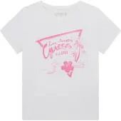 GUESS T-Shirt J5GI30 K6YW4 Weiß Regular Fit