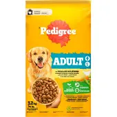 Pedigree Dry Adult - Hundebrocken - Geflügel & Gemüse - 12kg