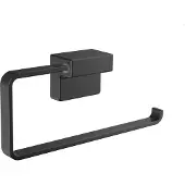 Emco cue anneau porte-serviettes, ouvert à droite, noir, 325513300, 325513300