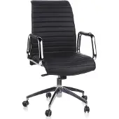 Hjh OFFICE ASPERA 10 - Profi Chefsessel Schwarz