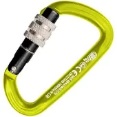 Kong Italy Trapper Threaded Karabinerhaken Gelb Gelb One Size