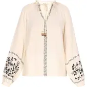 Usha Bluse Damen Creme