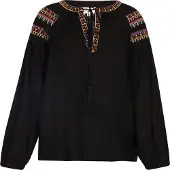 Usha Bluse Damen schwarz