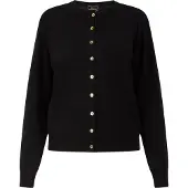 Faina Strickjacke Damen schwarz