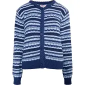 IZIA Strickjacke Damen Marine Mehrfarbig