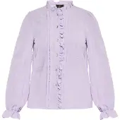 Faina Blusenshirt Damen Lavendel