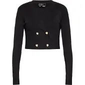 Faina Strickjacke Damen schwarz