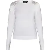 Usha Strickpullover Damen weiss