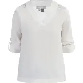 Usha Blusenshirt mit Spitze Damen weiss