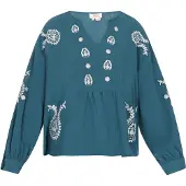 Usha Bluse Damen flaschengrün