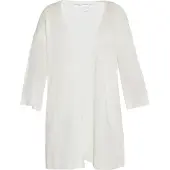 Usha Strickjacke Damen Wollweiß