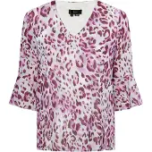 Faina Blusenshirt Damen Flieder Mehrfarbig