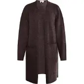 Usha Langer Cardigan Damen dunkelbraun