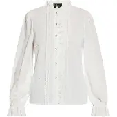Faina Blusenshirt Damen weiss