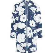 Usha Strickcardigan Damen marine weiss