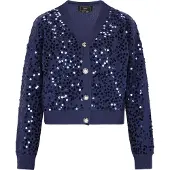 Faina Strickjacke Damen Marine