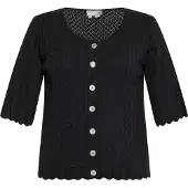 Usha Strickjacke Damen schwarz