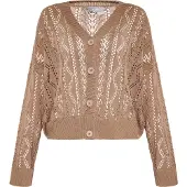 Usha Strickjacke Damen Taupe