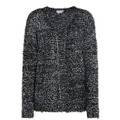 Usha Strickcardigan Damen schwarz