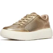 FitFlop Rtg Metallic-Leather Sneakers 38
