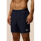 Castore Marken Elastische Shorts Polyester Herren Blaue Sportshorts