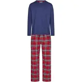 Phil&Co. Herren Pyjama Flanell Schlafanzug, Pyjama Set, Nachtwäsche