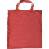 Prada Shopper aus Stoff in Rot