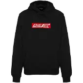Diesel - Kapuzenpullover „pfeillogo" In Schwarz