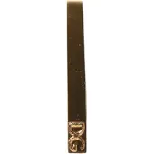 Dolce&Gabbana Goldfarbener Messing-Logo-Tuchklammer-Balken