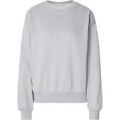Calvin Klein Ls Archive Logo French History Grey Heather Größe: XL | Pullover Outlet | Damen | Grau