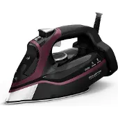 Rowenta SteamForce Pro, Dampfbügeleisen, 230 g/min, Schwarz, Bordeaux, 120 g/min, 0,35 l, Herz, Seite, Spitze