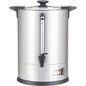 Louis Tellier Professional Stainless Steel Percolator 10L Capacity 75 Cups Drainer Tap