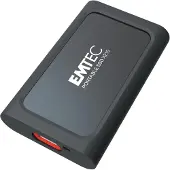 Emtec X210 ELITE, 2 TB, USB Typ-C, 3.2 Gen 2 (3.1 Gen 2), 1100 MB/s, 10 Gbit/s, Schwarz, Rot