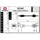 EAI Antriebswelle T97567